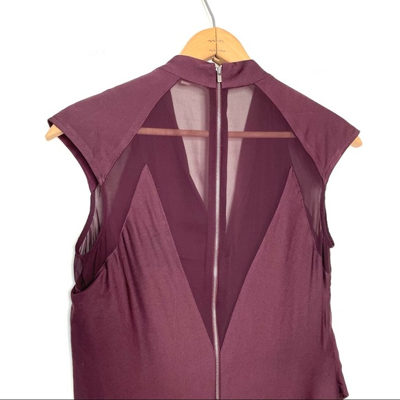 Helmut Lang | Purple Silk Dress - Picture 5 of 11